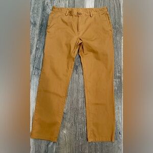 Prana Men's 38X31 Brown Rugged Heavyweight Chinos